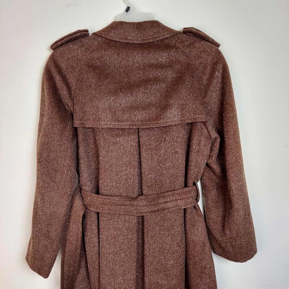 SOLD Von Furstenberg wool belted jacket large - Picture 3 of 6